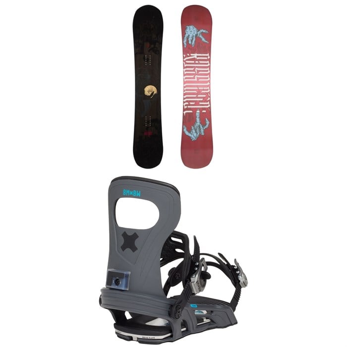 Rossignol - Evader Snowboard + Bent Metal Joint LTD Snowboard Bindings