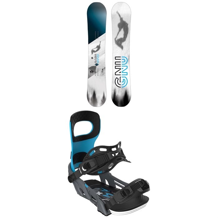 GNU - GWO BTX Snowboard - Blem + Bent Metal Bolt Snowboard Bindings