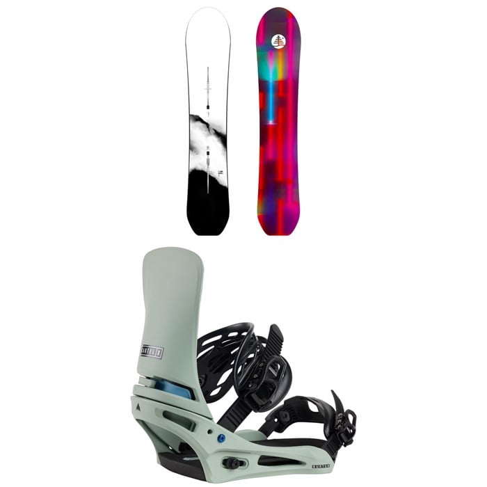 Burton - Family Tree Gril Master Snowboard + Cartel X Snowboard Bindings 2025