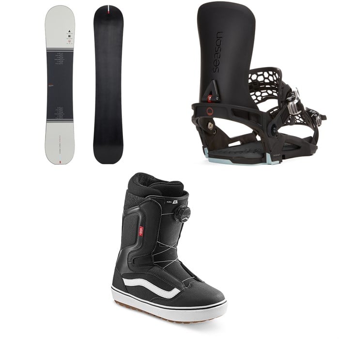 Season - Primer Snowboard + Universal Snowboard Bindings + Vans Aura OG Snowboard Boots 2025