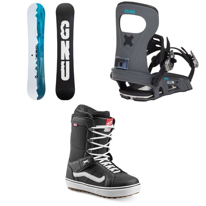 GNU - GWO C3 LTD Snowboard - Blem + Bent Metal Joint LTD Snowboard Bindings + Vans Hi Standard OG Snowboard Boots 2025