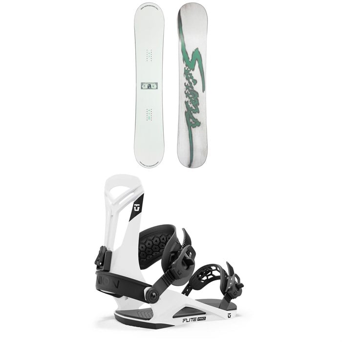 Sims - Bowl Squad Snowboard + Union Flite Pro Snowboard Bindings 2025