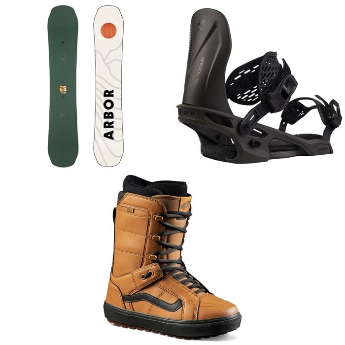 Arbor - Element Decon Snowboard + Spruce Snowboard Bindings + Vans Hi Standard OG Snowboard Boots 2025