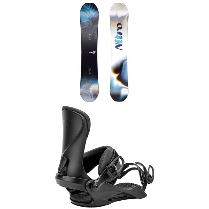 Nitro - Lectra Leaf Cam-Out Snowboard + Cosmic Snowboard Bindings - Women's 2025