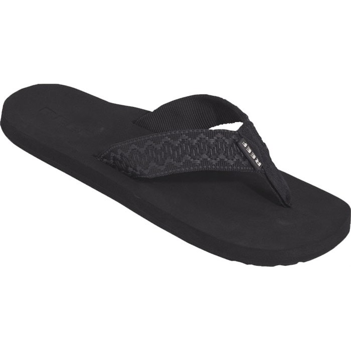 Reef smoothy sandals discount black