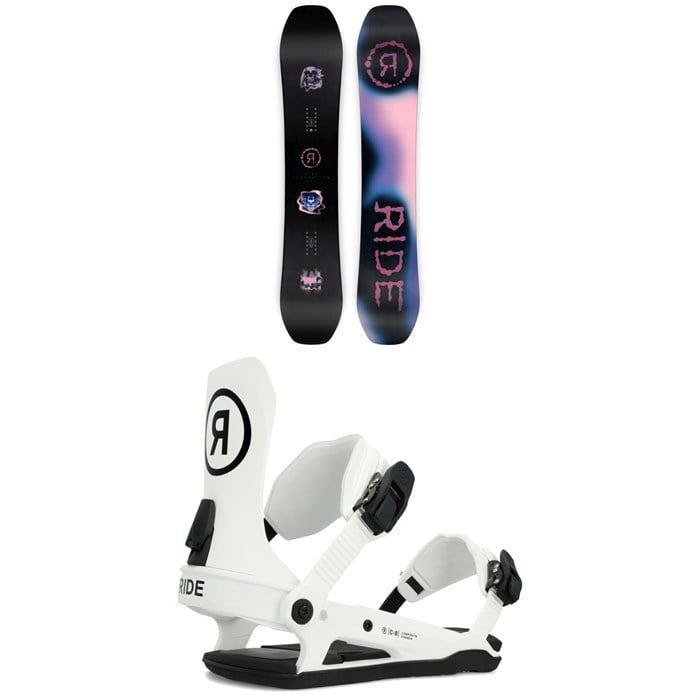 Ride - Algorythm Snowboard + C-9 Snowboard Bindings 2024