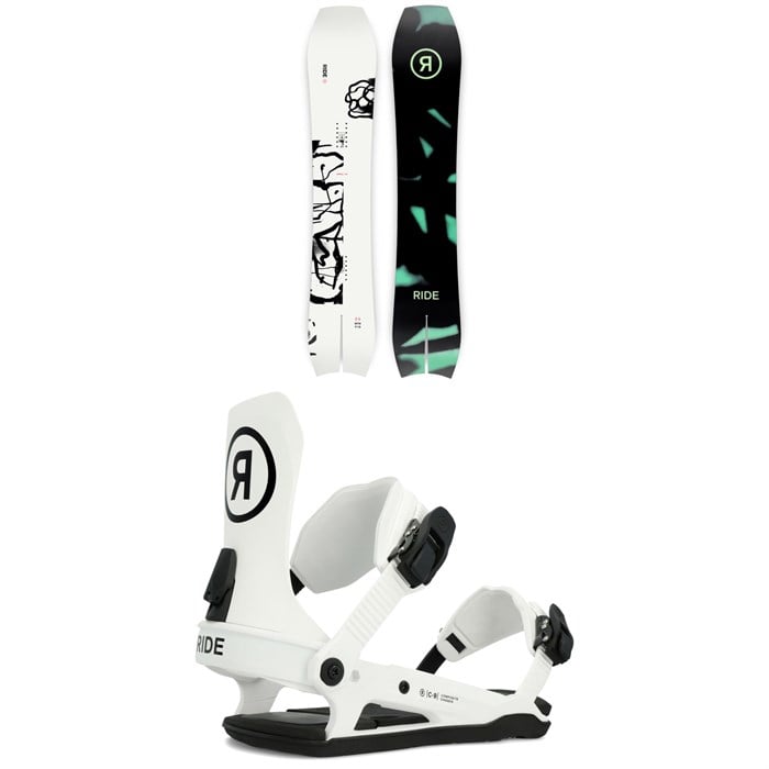 Ride - MTNpig Snowboard + C-9 Snowboard Bindings 2024