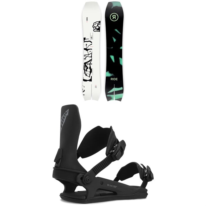 Ride - MTNpig Snowboard + C-6 Snowboard Bindings 2024