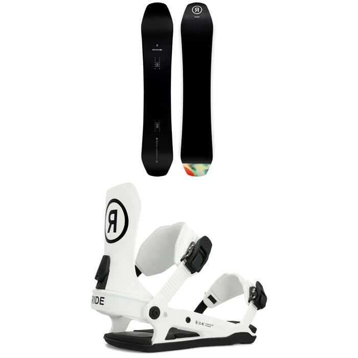 Ride - Deep Fake Snowboard + C-9 Snowboard Bindings 2024