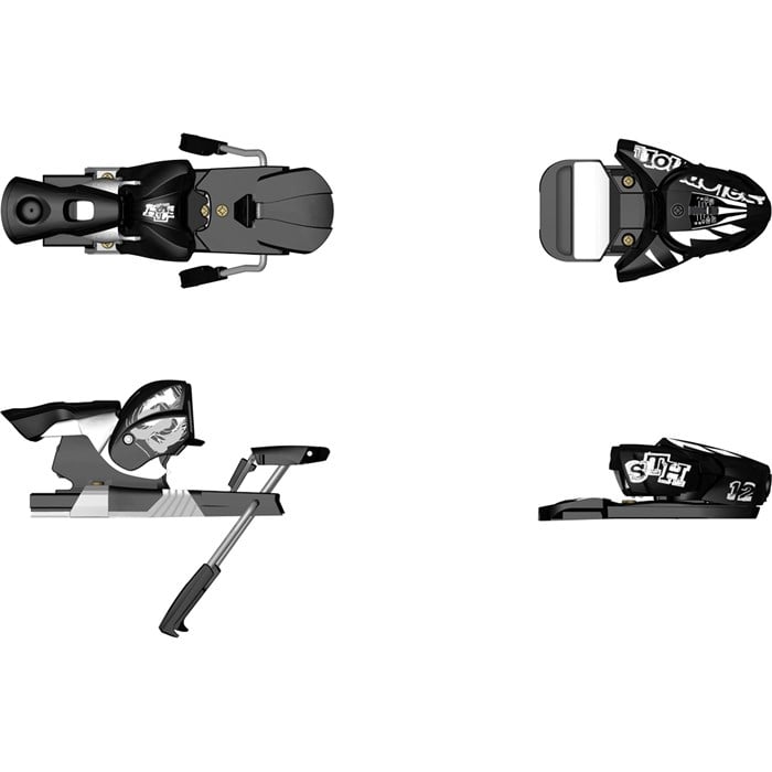 Salomon STH 12 Oversize Ski Bindings 100mm Brakes 2010 evo