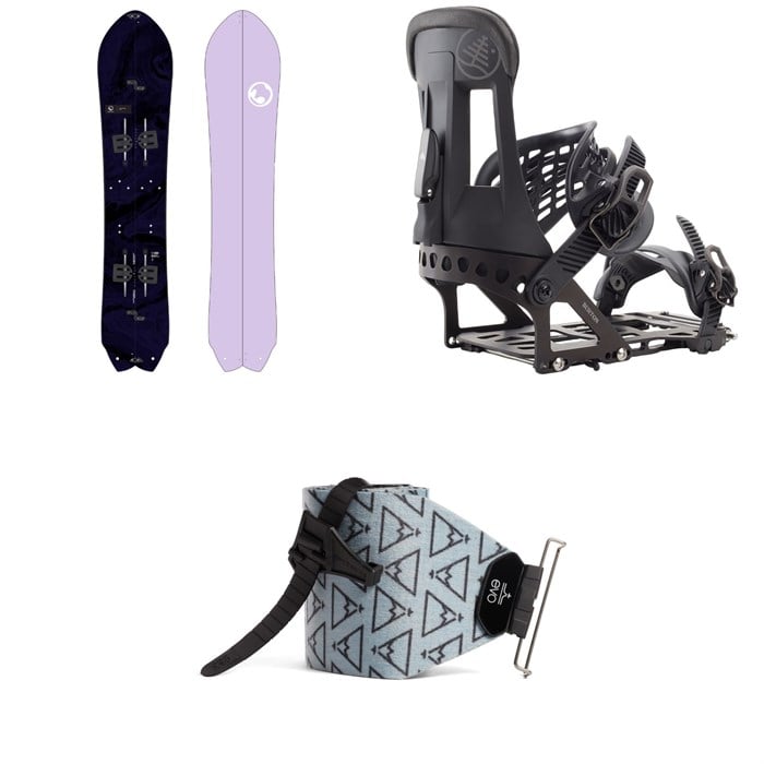 Burton - Burton Fish 3D Splitboard + Hitchhiker Splitboard Bindings + evo x Pomoca Pro Glide Splitboard Skins 2026