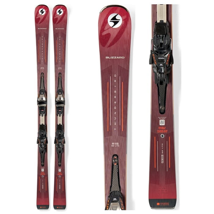 Blizzard - Blizzard Thunderbird R15 82 LTD Skis + Comp 12 Bindings 2026