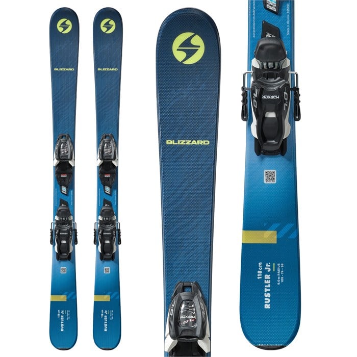 Blizzard - Blizzard Rustler Twin Jr Skis + 7.0 FDT WB Bindings - Kids' 2026