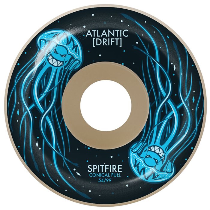 Spitfire - Formula Four 99d Atlantic Drift Natural Conical Full Skateboard Wheels
