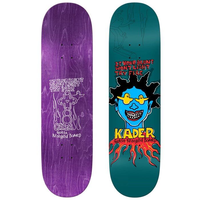 Krooked Kader Guest 8.5 Skateboard Deck,New Products : American Fashion Style Bags On Sale