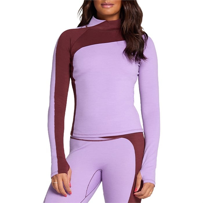 Seniq - Seniq Wool Sculp Merino Baselayer Mock Neck Top - Women's