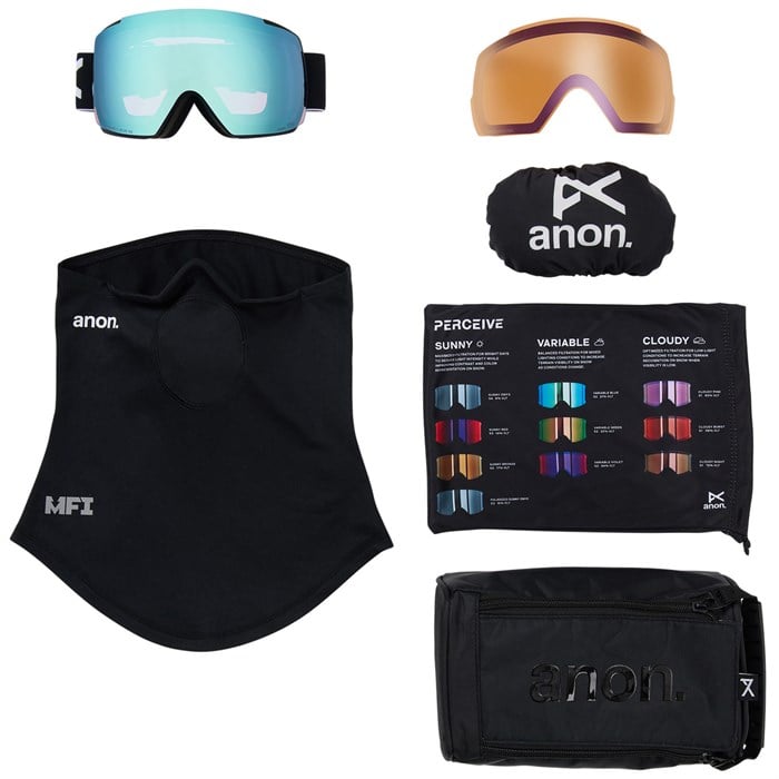 anon. 25-26 M5 SEDIMENTゴーグル ローブリッジ Anon M5 MFI Low Bridge Fit Goggles | evo