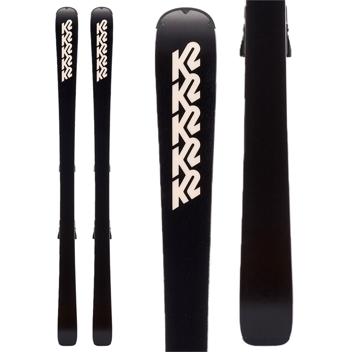 スキー 157 K2 SUPER FREE + MARKER BINDING K2 SuperFree Skis + Marker ERS 11.0 TC Bindings - Women's