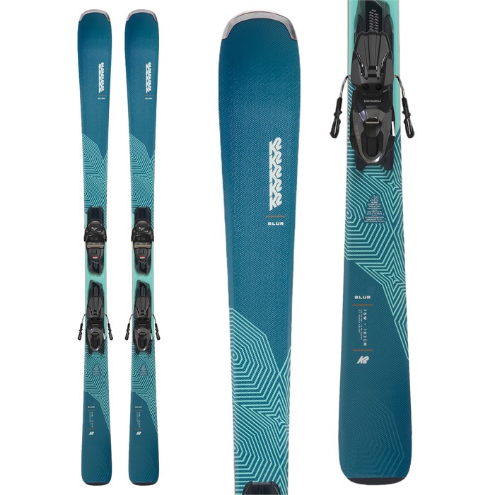 K2 - Blur 76 W Skis + QuikClik Free M3 10 Compact Bindings - Women's 2026