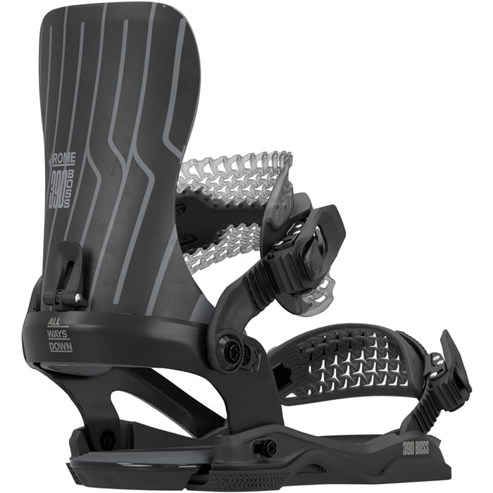 ROME 390 BOSS 22-23モデル スノーボードビンディング ブラック Rome 390 Boss AW Snowboard Bindings 2026 | evo