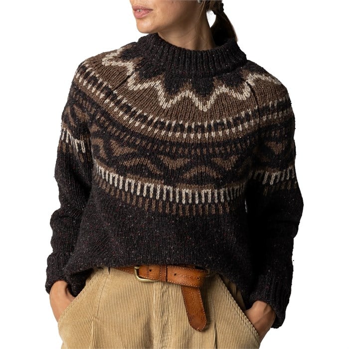 Finisterre - Finisterre Porth Fair-Isle Yoke Jumper Sweater - Women's