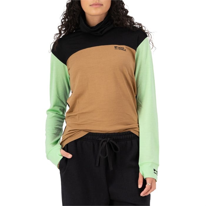 Mons Royale - MONS ROYALE Yotei Merino High Neck Long-Sleeve Top - Women's