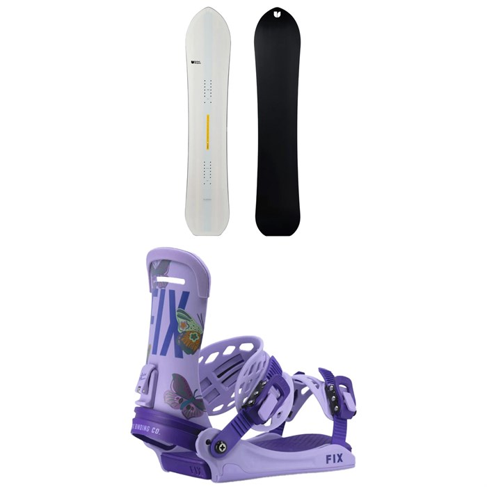 United Shapes - Horizon Snowboard + Fix Iris Pro Snowboard Bindings - Women's 2025