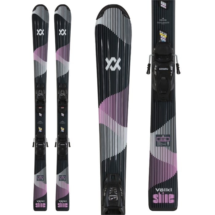 Völkl - Völkl Shine Jr Skis + vMotion 4.5 Jr Lady Bindings - Kids' 2026