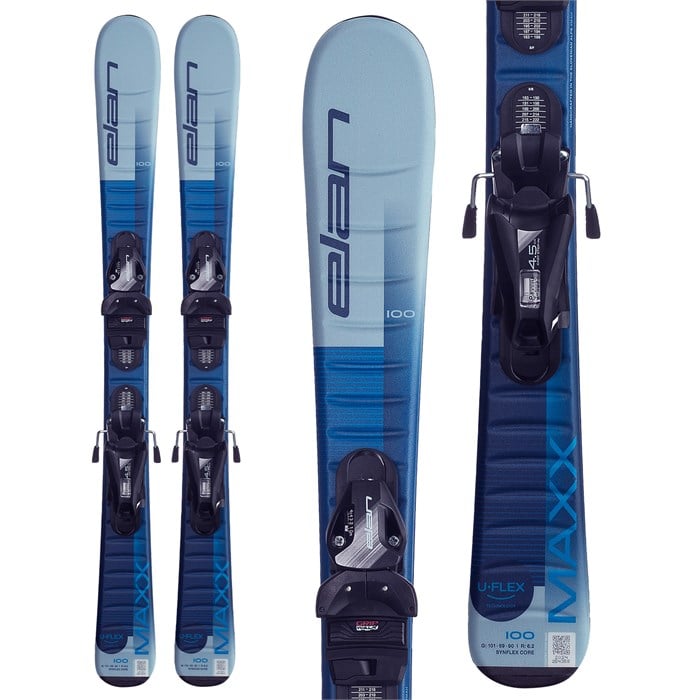 Elan Maxx Blue Jr Skis + EL 4.5 GW Bindings - Kids' 2026 | evo