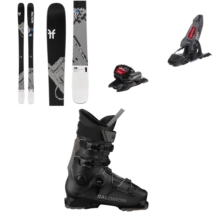 Faction - Faction Prodigy 1 Skis + Marker Griffon 13 ID Ski Bindings + Salomon S/Pro Supra BOA X100 Ski Boots 2025