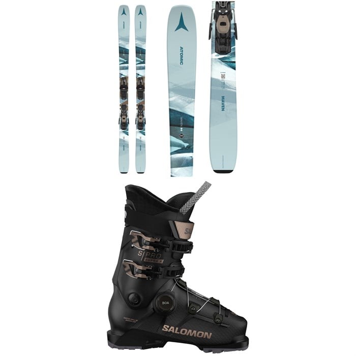 Atomic - Maven 84 Skis + M10 GW Ski Bindings + Salomon S/Pro Supra BOA X90 W Ski Boots - Women's 2025