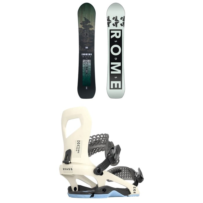 Rome - Rome Muse Snowboard + Brass Snowboard Bindings - Women's 2024