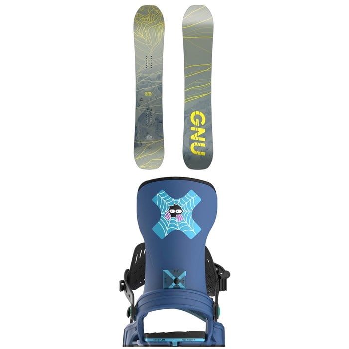 GNU - GNU Frosting C2 Snowboard + Bent Metal Stylist Snowboard Bindings - Women's 2025