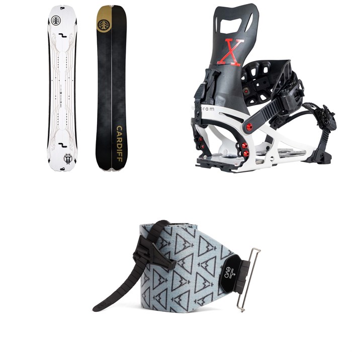 Cardiff - Goat Pro Carbon Splitboard + Karakoram Prime-X + Split Interface Splitboard Bindings + evo x Pomoca Pro Glide Splitboard Skins
