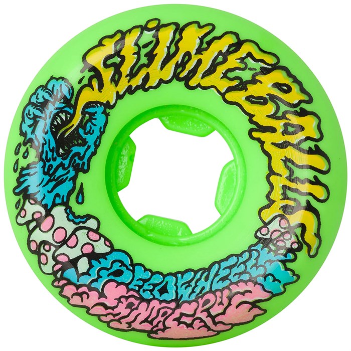Santa Cruz Skateboards - Slime Balls 97a Vomit Mini Green Skateboard Wheels