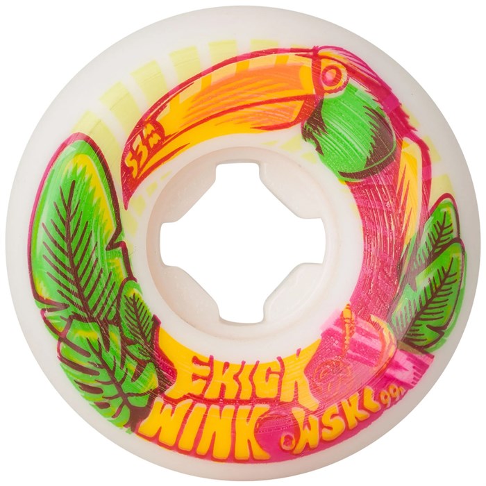 Santa Cruz Skateboards - Winkowski Tropics Elite White Mini Combo 99a Skateboard Wheels