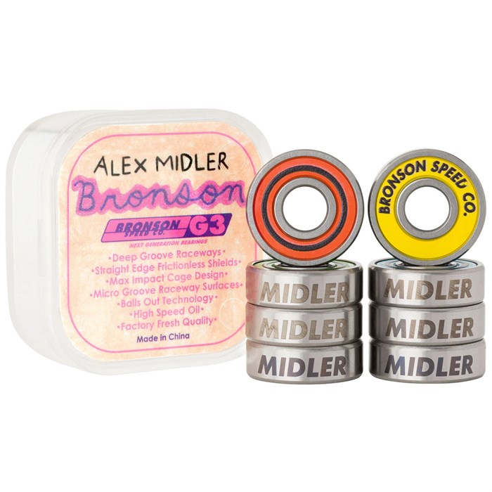 Bronson Speed Co. - G3 Alex Midler Pro Skateboard Bearings