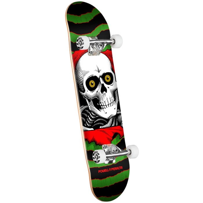 Powell Peralta - Ripper Birch Green/Red 8.0 Skateboard Complete