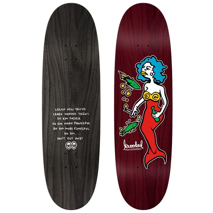 Krooked - Gonz Mermaid 9.1 Skateboard Deck