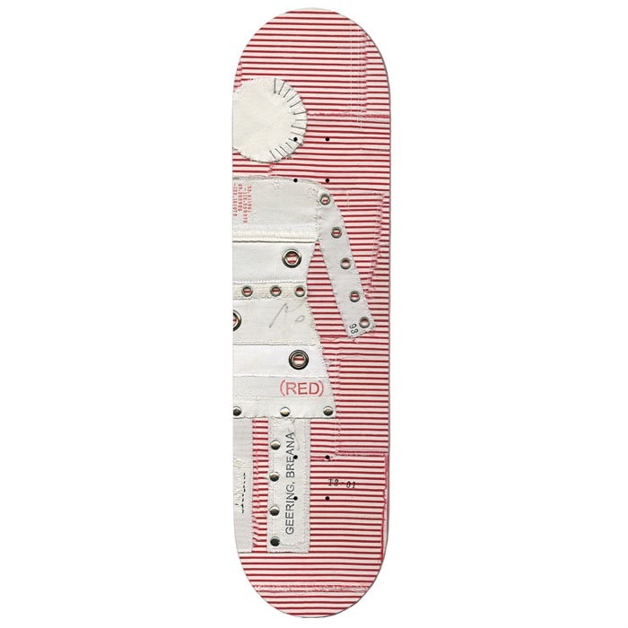 Girl - Geering (Red) Stripe 8.0 Skateboard Deck