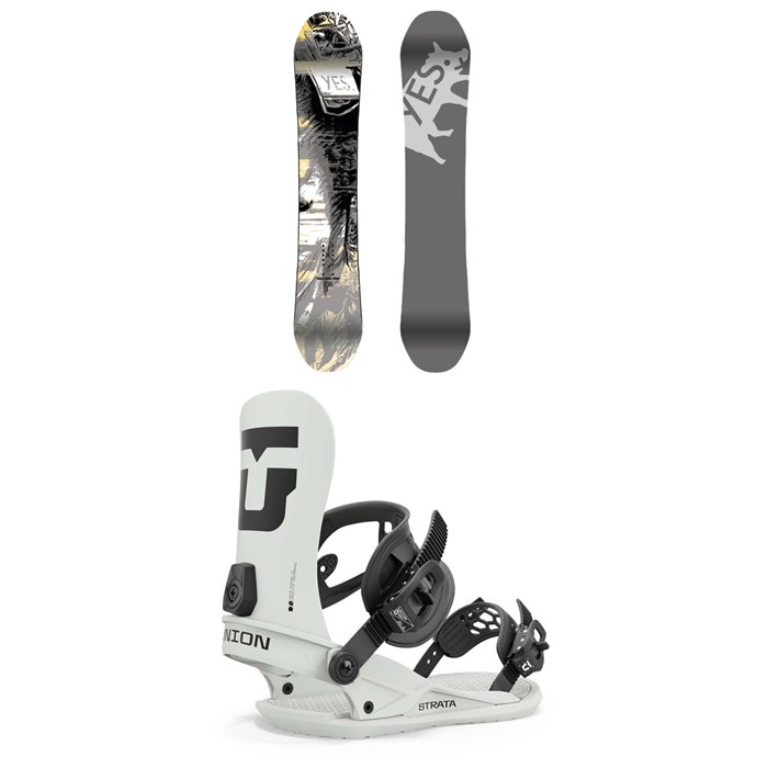 Yes. - Basic UnInc RDM XTRM Snowboard + Union Strata Snowboard Bindings 2025