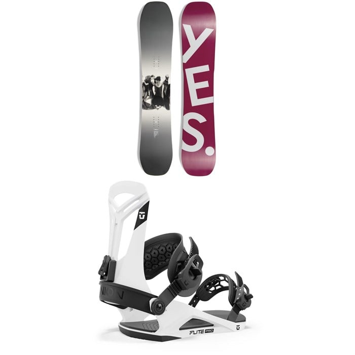Yes. - All-In Snowboard 2024 + Union Flite Pro Snowboard Bindings