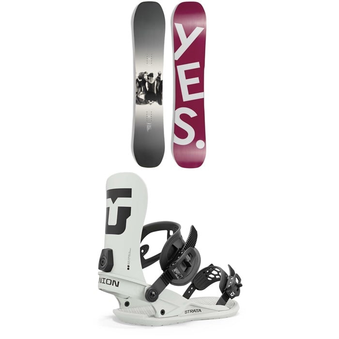 Yes. - All-In Snowboard 2024 + Union Strata Snowboard Bindings