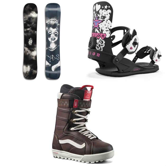 Yes. - Yes. Shifter Snowboard + Union Legacy Snowboard Bindings + Vans Hi-Standard Pro Snowboard Boots - Women's 2025