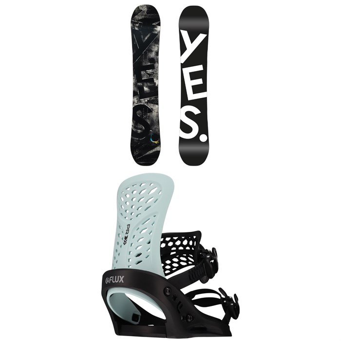 Yes. - Basic Snowboard 2023 + Flux PR Snowboard Bindings