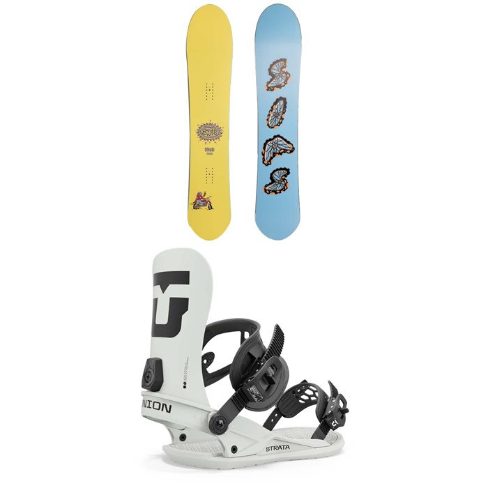 Sims - Nub Snowboard 2023 + Union Strata Snowboard Bindings