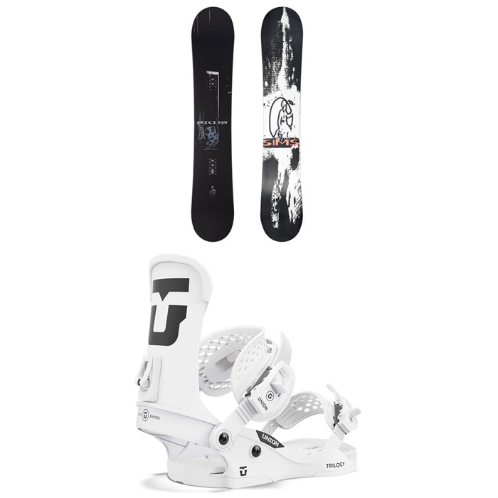 Sims - Bowl Squad Pro Snowboard + Union Trilogy Classic Snowboard Bindings - Women's 2025