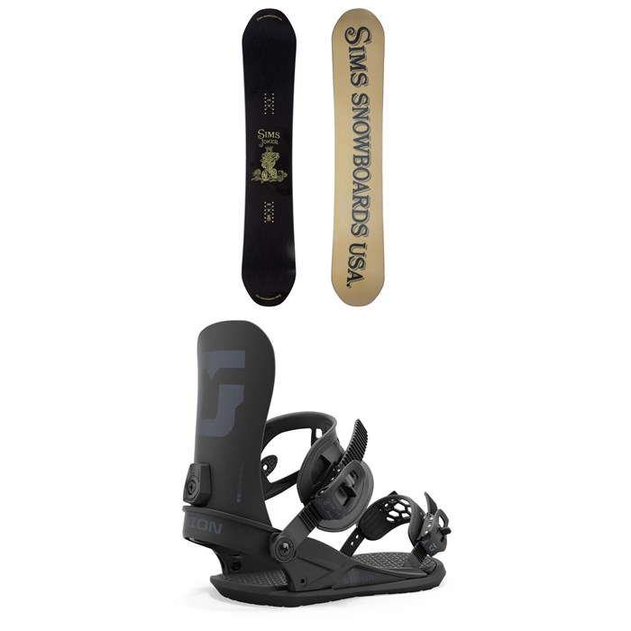 Sims - Joker Snowboard + Union Strata Snowboard Bindings 2025