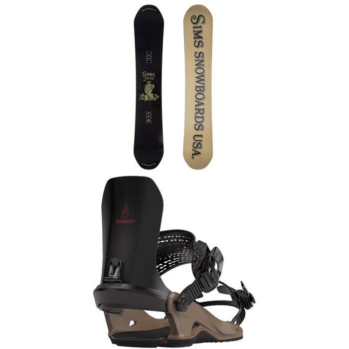 Sims - Joker Snowboard + Bataleon Fly Snowboard Bindings