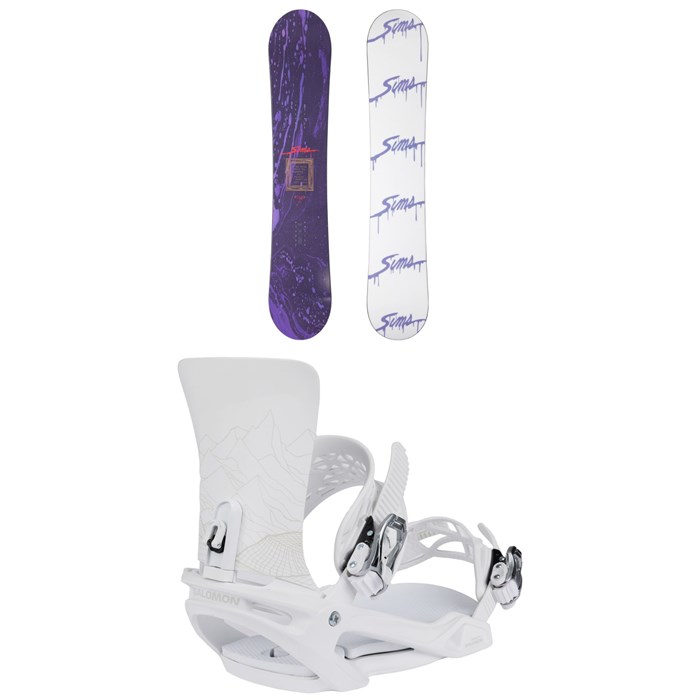 Sims - Fluid Snowboard + Salomon Vendetta X Snowboard Bindings - Women's 2025